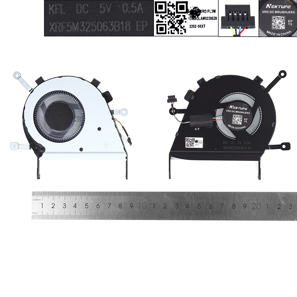 Picture of New Replacement CPU Cooling Fan For ASUS Zenbook Q406DA Q406FA Q406 UX462 UM462DA UX462DA （High copy） N/A Layout